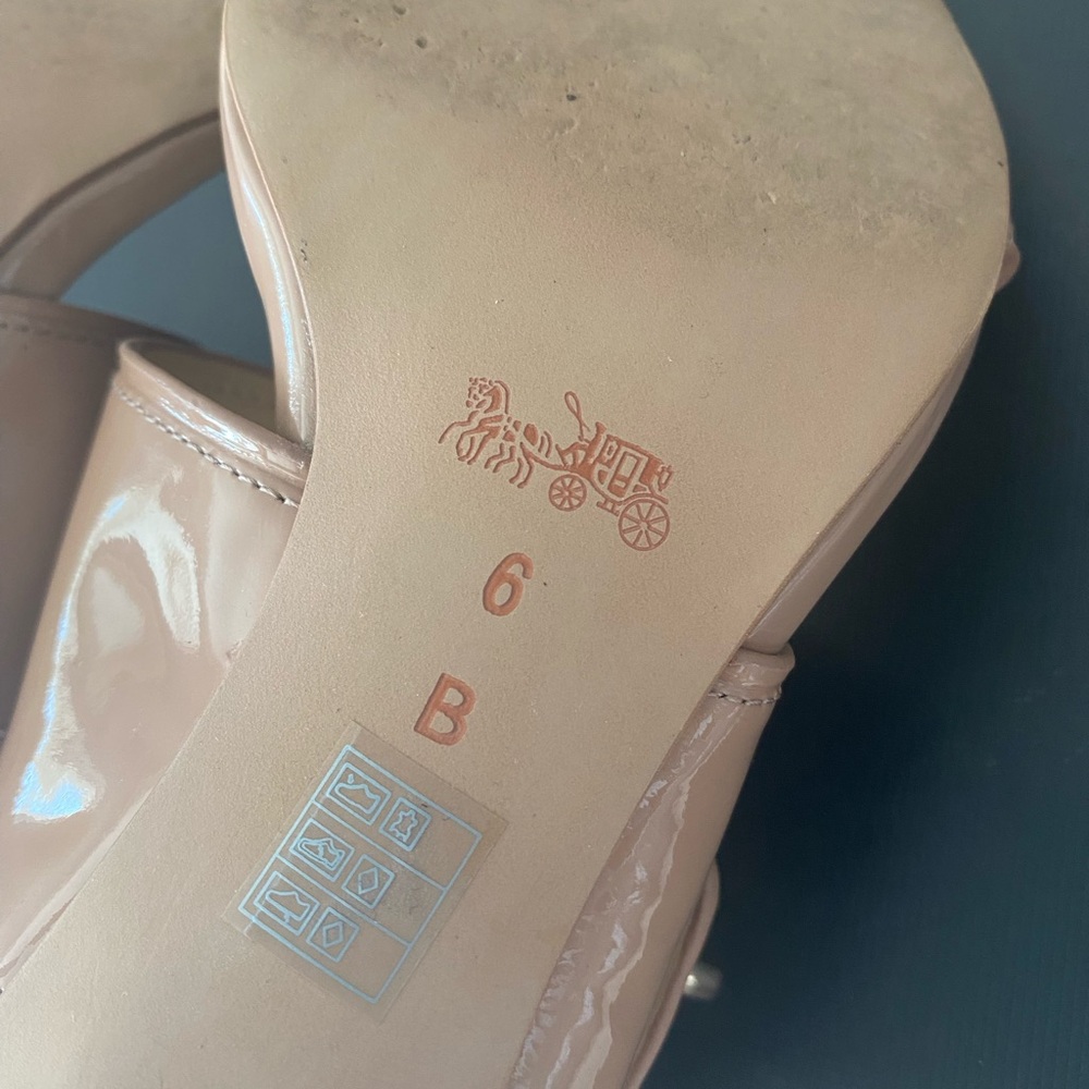 Coach Marla Patent Leather Sandals - Picture 12 of 13